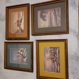 Floyd Berg set of 4 art frames